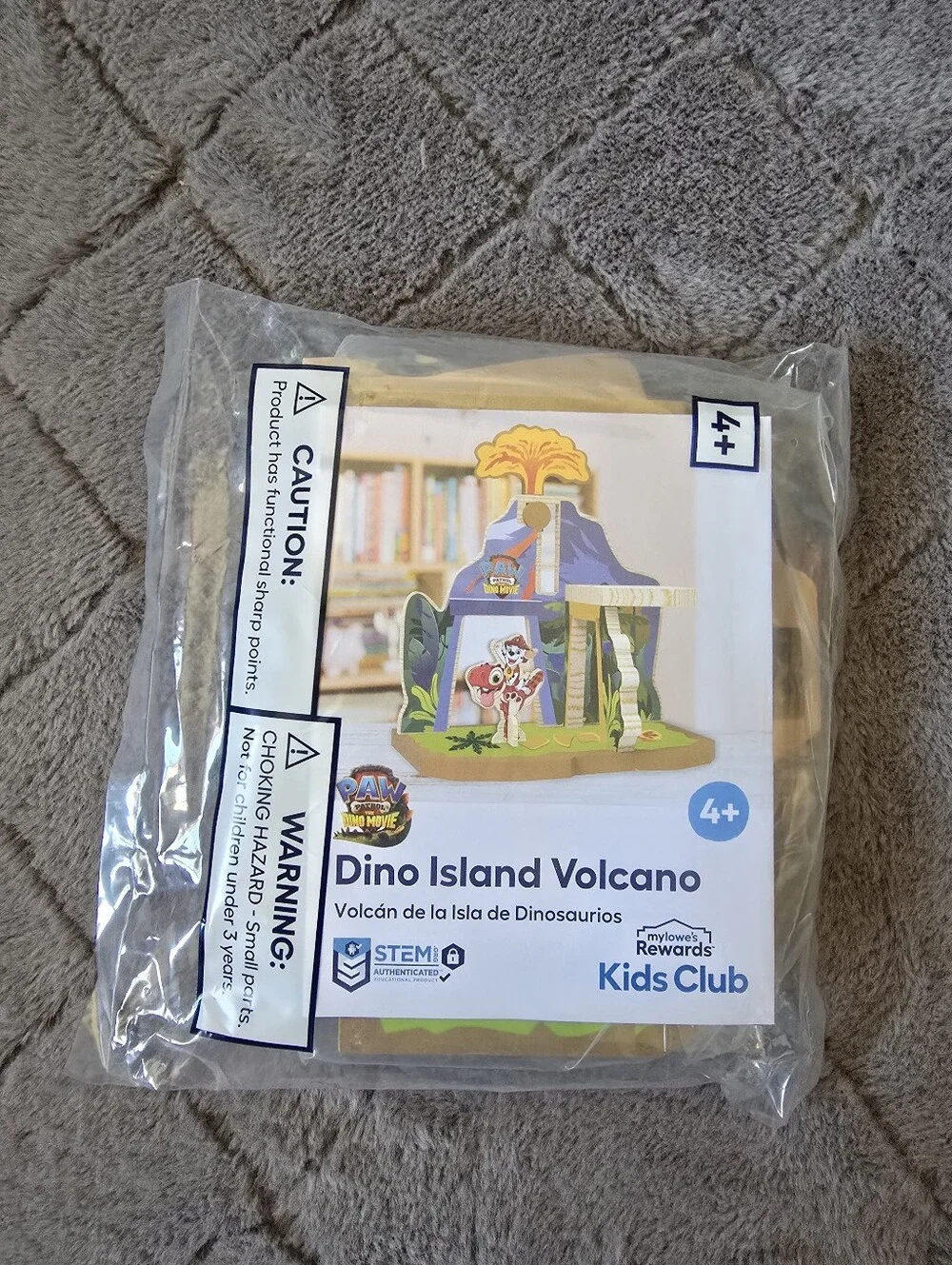Lowes Kids Build Paw Patrol Dino Island Volcano Toy